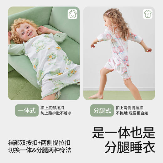 【孕味秒杀专属】贝肽斯【猫肚棉】婴儿睡衣儿童家居服连体衣春款宝宝睡袋女童睡裙 商品图9