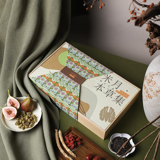 立家米月·本草集（药食同源）糕点礼盒320g/盒 商品图2