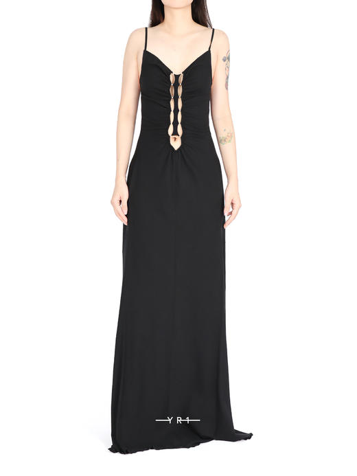 Rui Built | 棉麻系带长连衣裙 商品图1