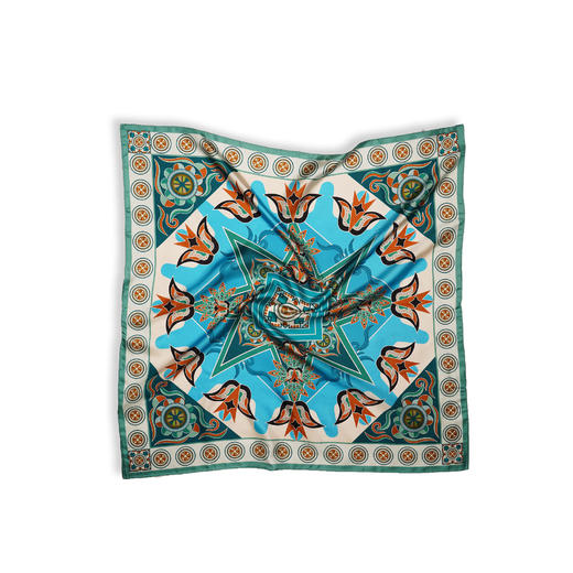 深山集市 侗族皮金园射纹丝巾 商品图3