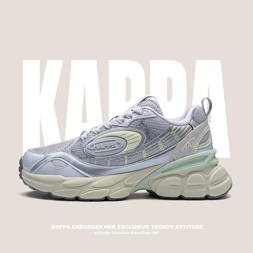 Kappa 2025秋季新款 厚底增高复古老爹鞋 跑鞋 女款K0F85MC41 商品图4