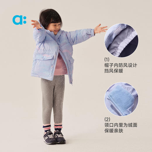 【冬Vol.1】allblu幼岚【红嘴雁】经典羽绒服儿童羽绒服A类挡风保暖蓬松舒适ZY 商品图3
