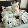 【换季出清】自然醒A类高克重5D立体浮雕宽边牛奶绒被套单件冬季双面珊瑚绒加厚被罩 QJ 商品缩略图4