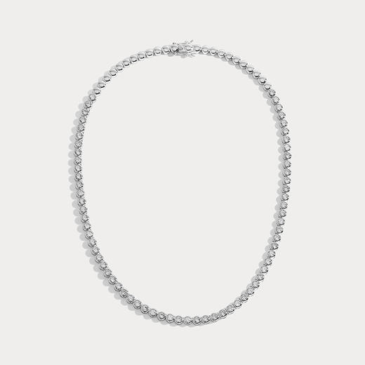 订购8周到｜Lili Claspe-Reese-银色 锆石 镶嵌 项链［美国设计师］ 商品图0