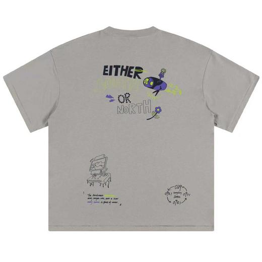 VANQ RIDGE万重M4P纪念款T恤-黑/灰 商品图1