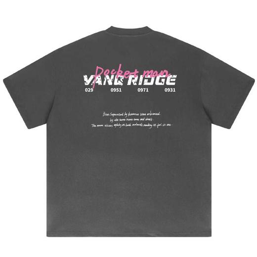 VANQ RIDGE万重Pocket manT恤-黑/灰 商品图1