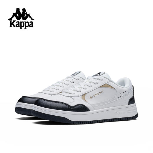 Kappa 2025秋季新款 黑白经典运动休闲小白鞋 男女款K0FZ5CC17 商品图2