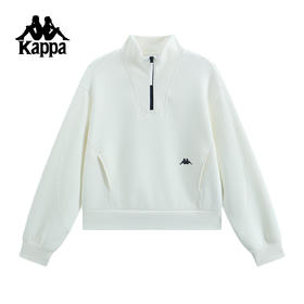 Kappa 25秋季新款 立领针织套头卫衣 女K0F82WT43