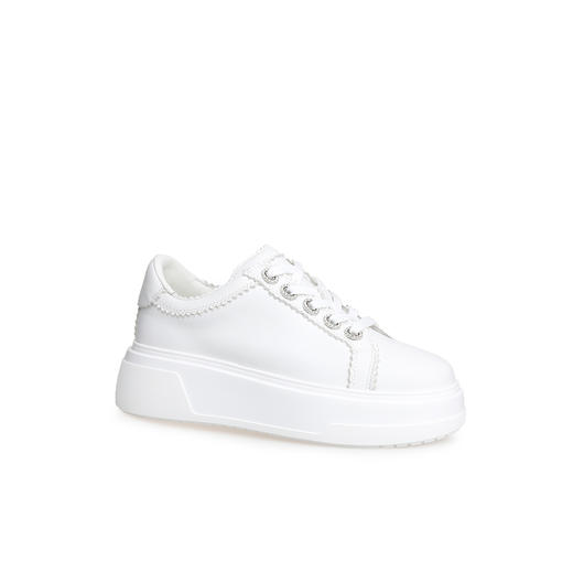 豪麟名鞋迪嘉女鞋牛皮革时尚休闲鞋DJJGA52WX016白色 商品图0