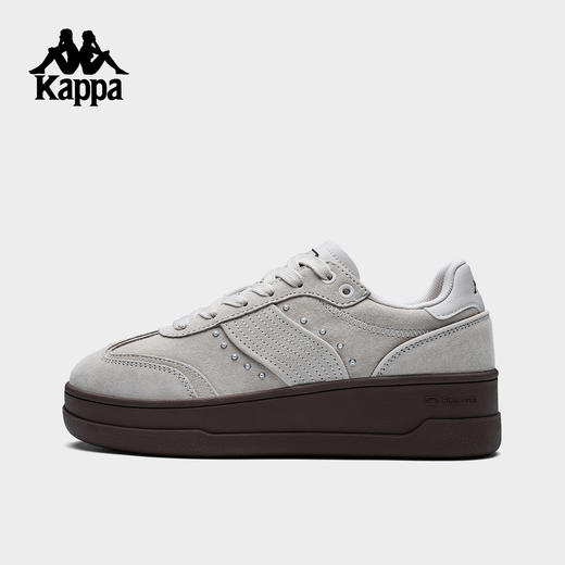 Kappa 2025秋季新 女款复古德训鞋  厚底增高运动K0F85CC77M 商品图1