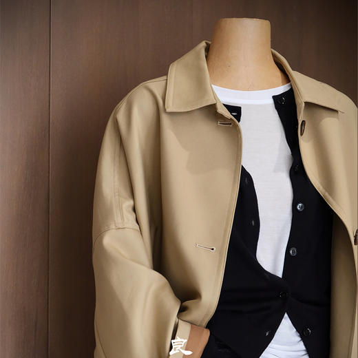 【部分现货】良木礼长绒棉风衣（67010） 商品图3