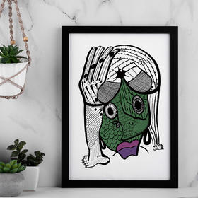 Yuki作品《天真药》艺术绘画