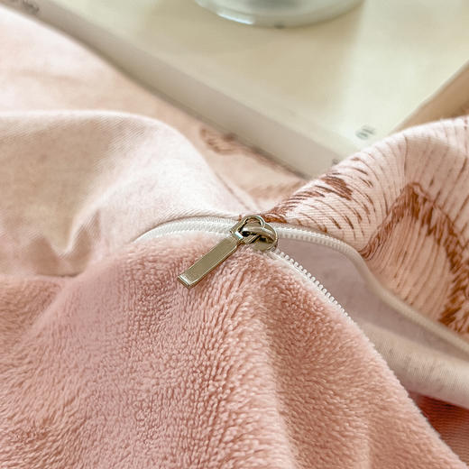 【换季出清】自然醒A版纯棉磨毛B版高克重牛奶绒系列单被套QJ 商品图12