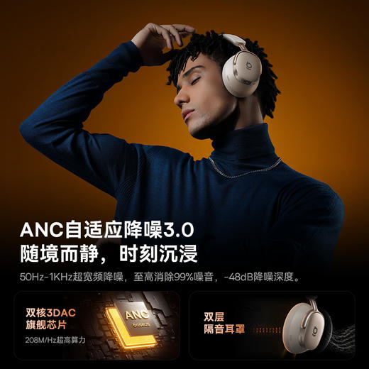 【爆款主推】倍思 Inspire系列 XH1 头戴式降噪蓝牙耳机 商品图4