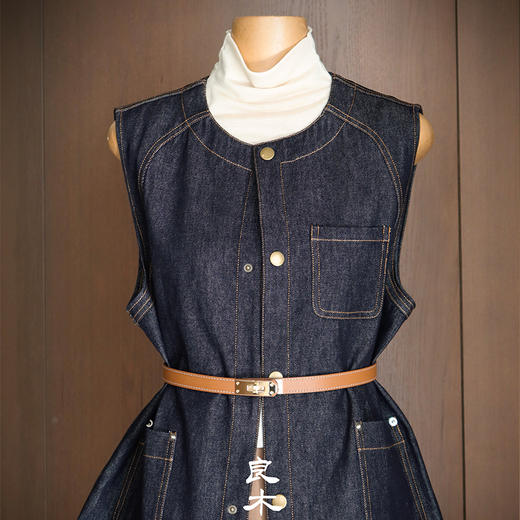 【预售7天】良木礼牛仔马甲（Q2584402） 商品图2