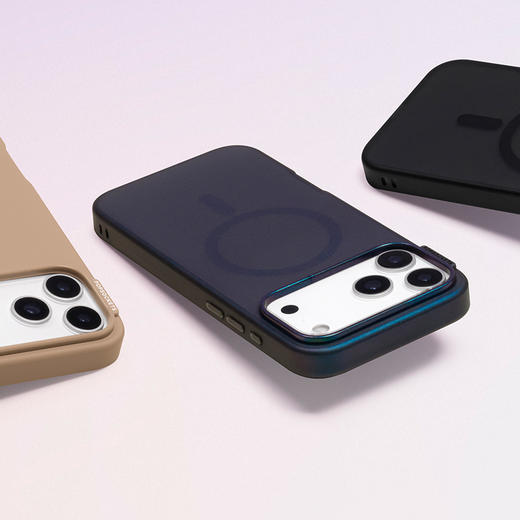 【iPhone17系列手机壳】午夜黑 POPCASE手机壳 MagSafe Popcase磁吸款 夜行者 纯色系列 iPhone 17/16/15/14/13 商品图2