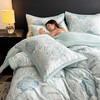 【换季出清】自然醒A类5D立体浮雕宽边牛奶绒四件套高档法兰珊瑚绒床单被套秋冬季轻奢床品QJ 商品缩略图5
