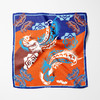 深山集市 木版双凤纹丝巾 商品缩略图3