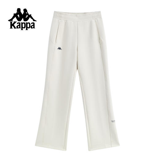 Kappa 25秋季新款 复古休闲微喇针织裤 女 K0F82AK51 商品图1