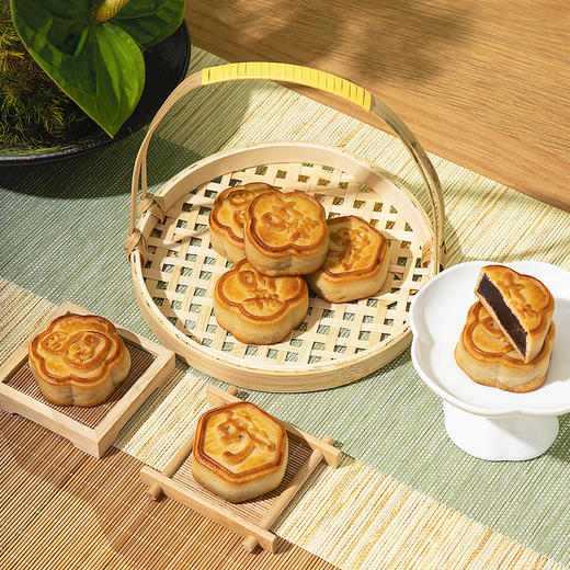 立家江南苏月繁华似锦月饼礼盒400g/盒 商品图3