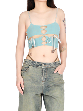 Rui Built | 十字镂空系带吊带