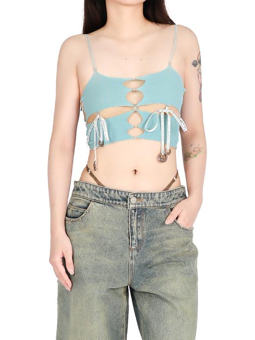 Rui Built | 十字镂空系带吊带 商品图0