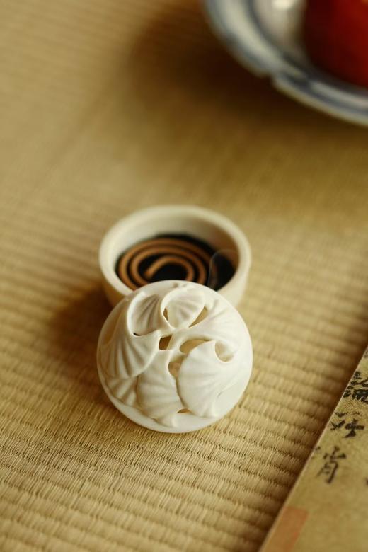 银杏叶鹿角香盒 商品图1