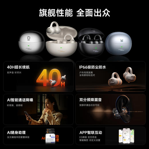 【爆款主推】倍思 Inspire系列 XC1 开放式真无线蓝牙耳机 商品图4