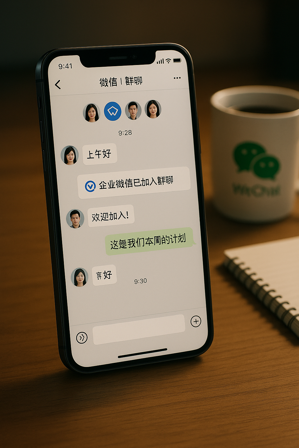 企业微信加微信群