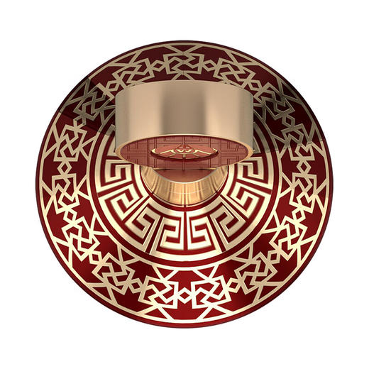 五粮液 金碧辉煌 东方红 52度 浓香型白酒（双瓶礼盒装） 商品图6