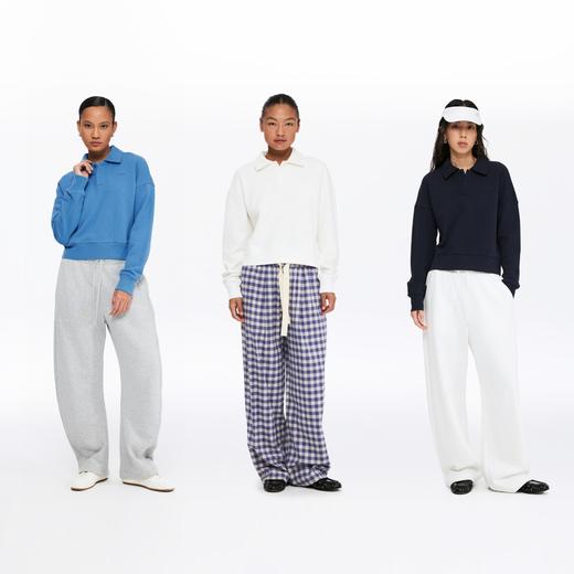 oneup短款POLO毛圈卫衣 商品图4