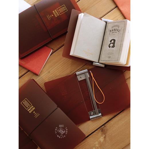 本子事多 TN内芯本收纳夹 可拆卸透明磨砂旅行手账笔记本外壳配件 商品图2