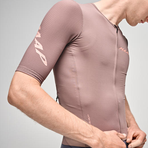 MAAP 男士 Emerge Jersey 鹿茸棕 短袖骑行服 商品图3