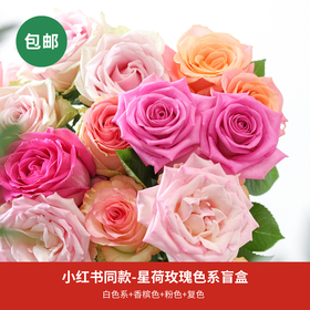 【方德色系玫瑰合集】荷冠10扎 单个色系品种随机发 顺丰包邮