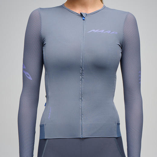 MAAP 女士 Emerge LS Jersey 星河紫 长袖骑行服 商品图3