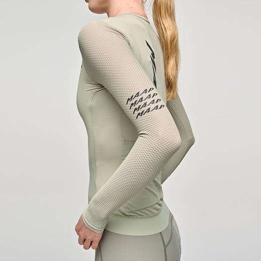 MAAP 女士 Emerge LS Jersey 流沙绿 长袖骑行服 商品图3