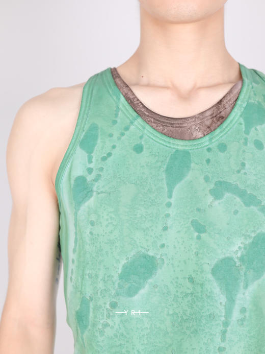 SERAPIS | 泥色/薄荷色棉质背心 商品图10
