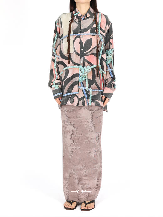 SERAPIS | 花卉浮标真丝衬衫 商品图5