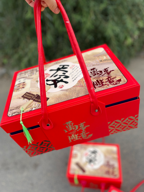 万事胜意双层月饼礼盒