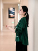 下架|东方境X郭培| 团龙祥云真丝刺绣新中式外套-绿色 商品缩略图7