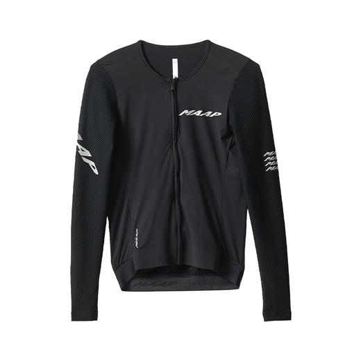MAAP 男士 Emerge LS Jersey 灰标黑 长袖骑行服 商品图5