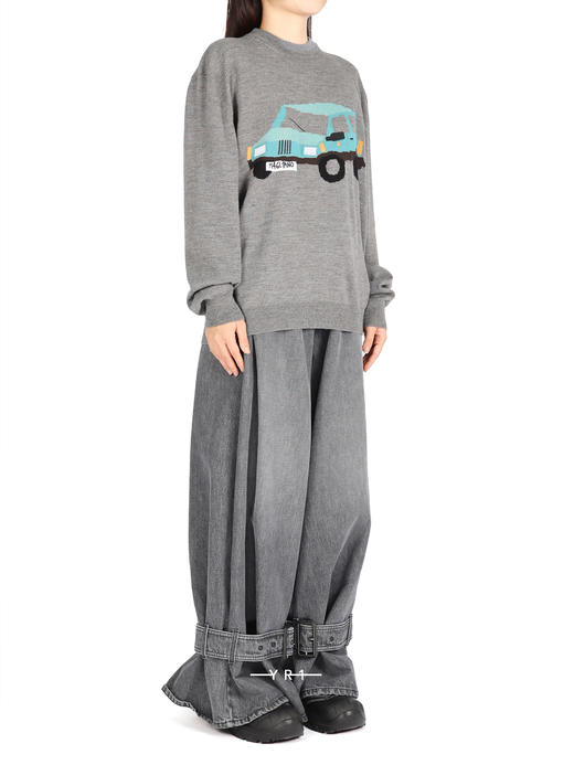 Maglino | 灰色针织长袖 商品图3