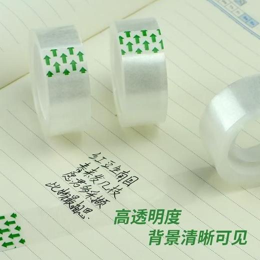 透明小胶带文具透明白胶带宽1.2cm长33小胶带花艺小胶布办公学生/卷(品牌随机) 商品图1