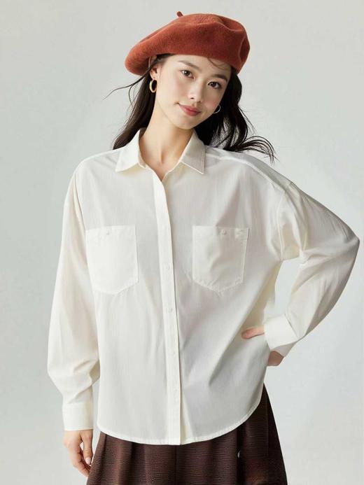 古泥品牌7500 棉➕再生纤维衬衫-喜出 商品图4