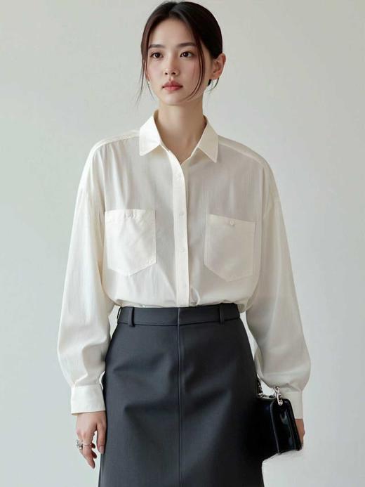 古泥品牌7500 棉➕再生纤维衬衫-喜出 商品图1