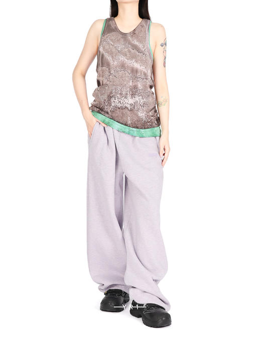 SERAPIS | 泥色/薄荷色棉质背心 商品图7