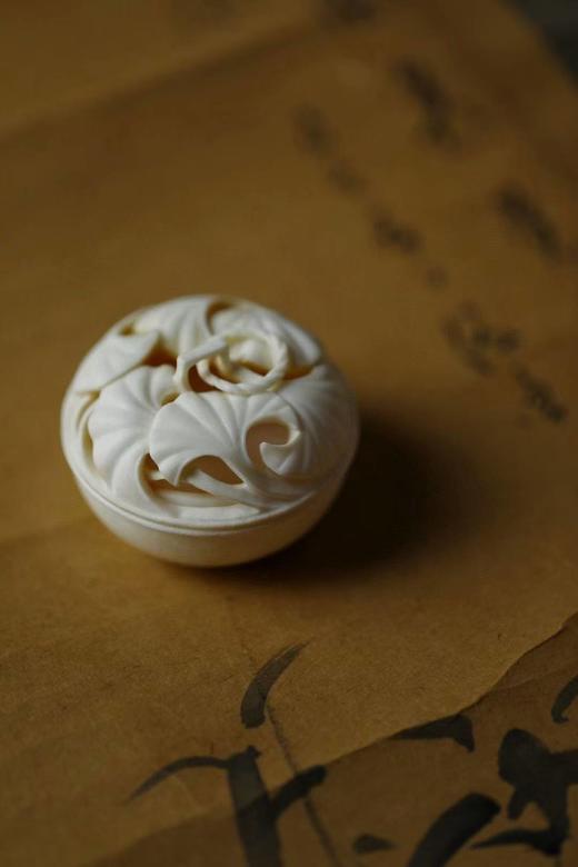 银杏叶鹿角香盒 商品图0