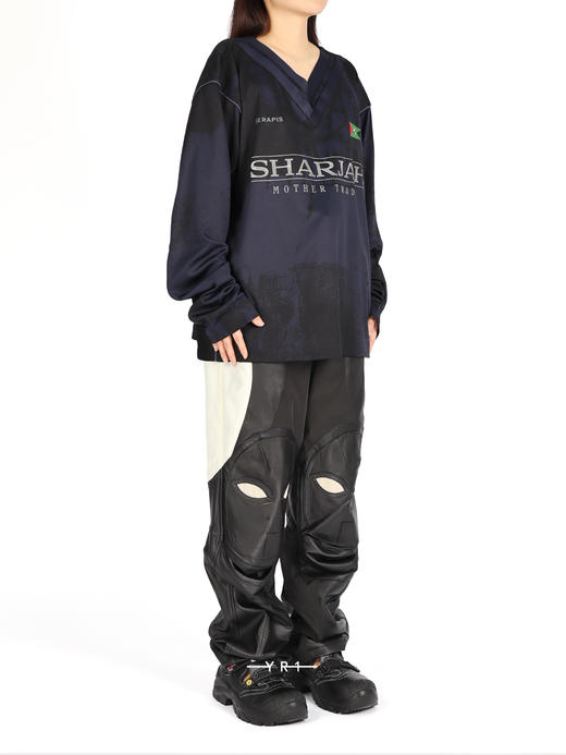 SERAPIS | 海军蓝双 V 领足球上衣 商品图5