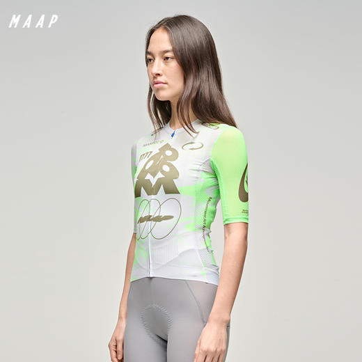 MAAP 女士 Chroma系列 Pro Air 3.0 旋风绿 短袖骑行服 商品图0