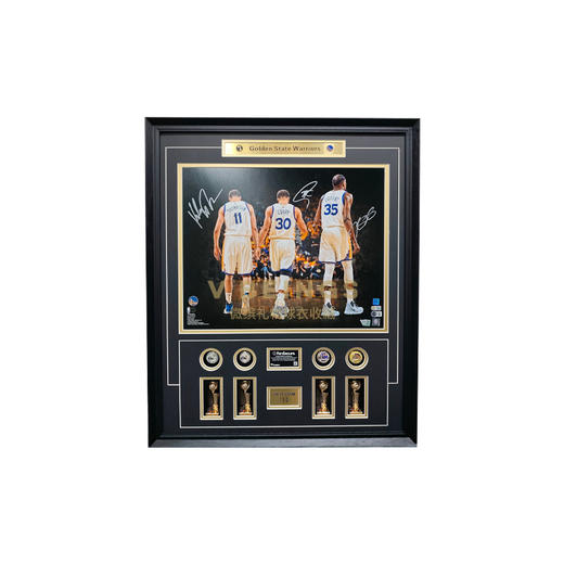 收藏系列 勇士队海啸兄弟 限量150 亲笔签名海报 商品图0